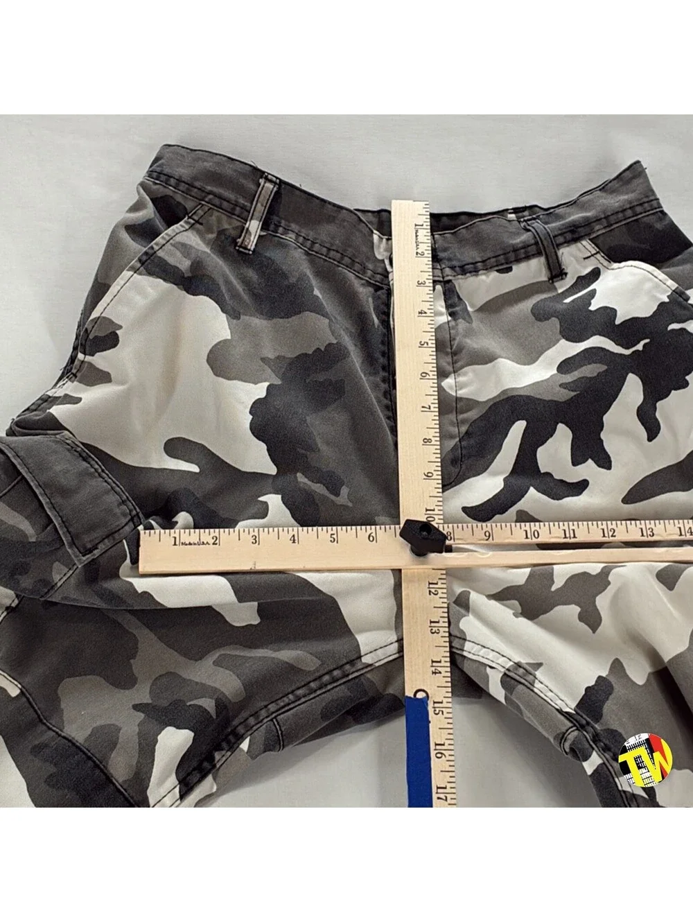 Vintage 90s Urban Grey Camo BDU Cargo Pants Skate Grunge